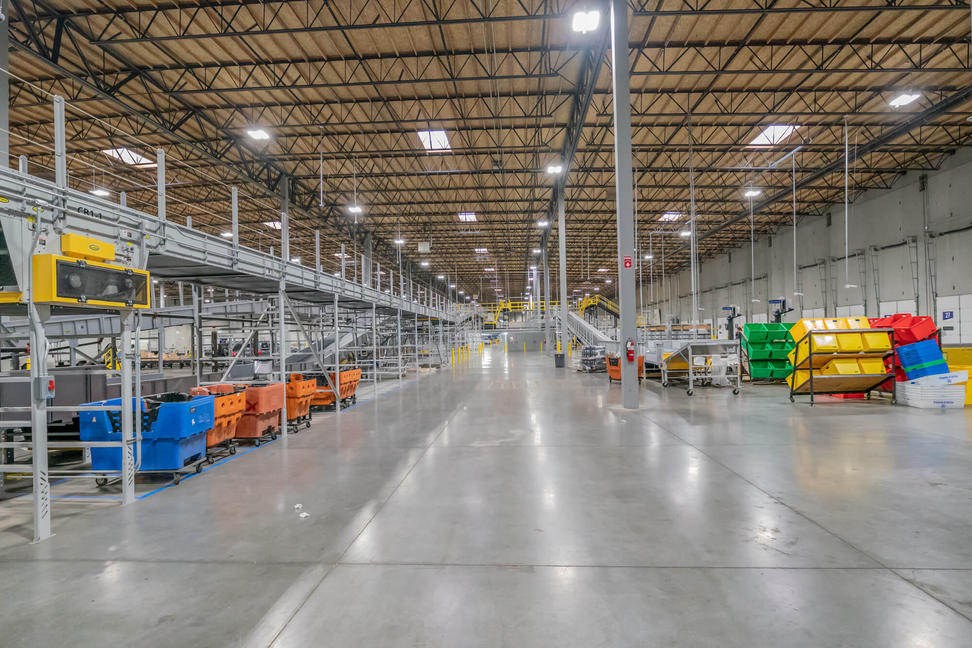 industrial conveyor belt system,s ground transport egress