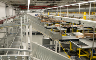 fulfillment center for Levi Strauss Toronto material handling system integration fulfillment center