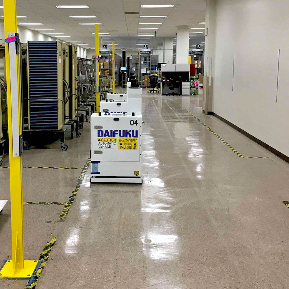 agv in medical facility