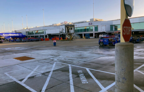 tarmac site of airport operations infrastrure project