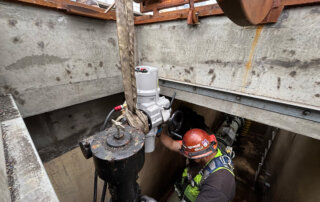 updated piping, actuators, electrical, controls for airport fuel vault