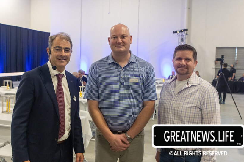 Christoph Shcenk, Garrett King, Jeff Fairchild at Daifuku event