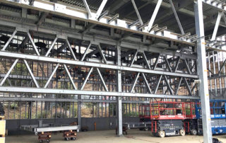 steel construction, automated parking system