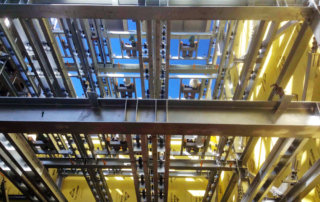 automated parking system structure