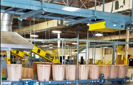 manufacturing material handling systems for cooperage