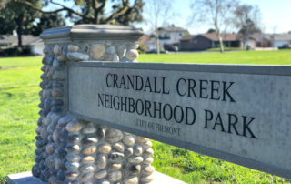 city park sign fremont california