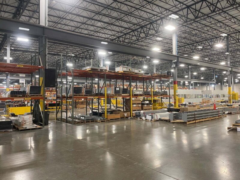 SilMan industries order ready for shipment at daifuku warehouse