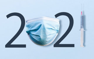 2021 with mask and vaccine