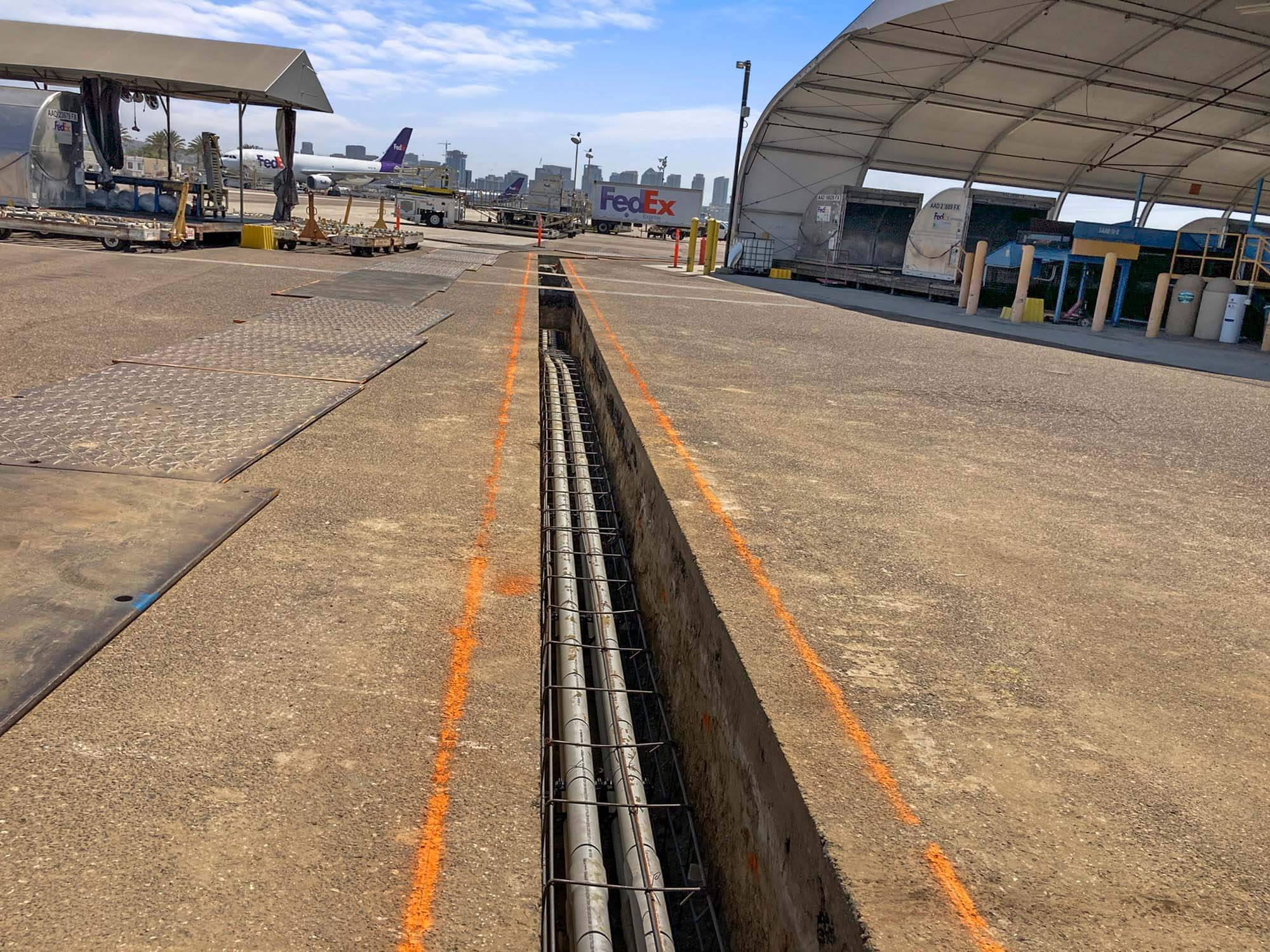 civil infrastructure for primary power