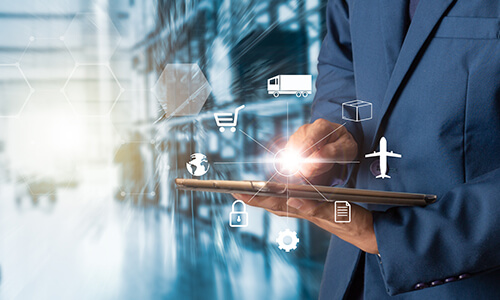 high tech warehouse, global distribution