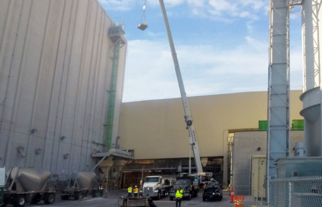 crane on site for industrial repair services