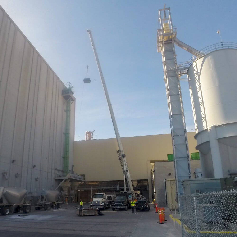 manufacturing services crane lifting stack damper slide gates