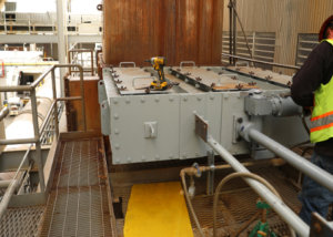 construction stack damper slide gate