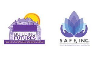 logos for nonprofit groups Building Futures and SAFE Inc