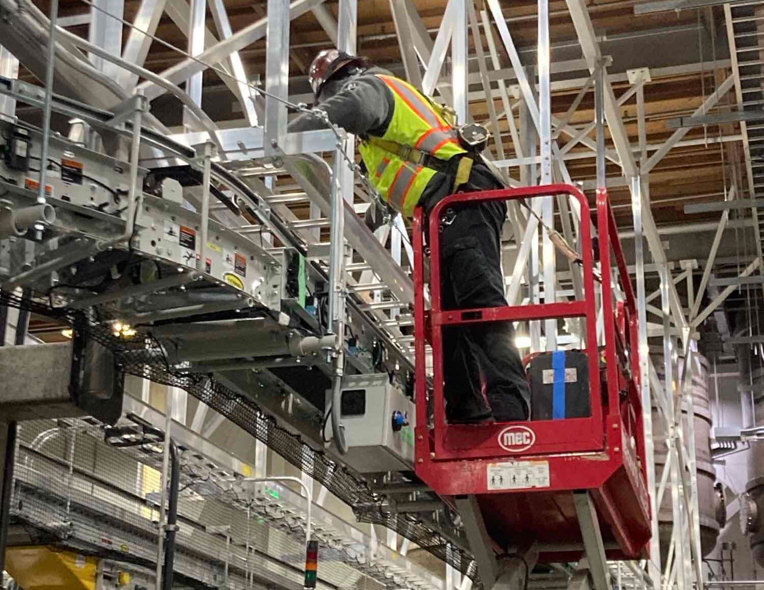 conveyor installation and repair in dairy
