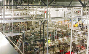 mechanical and electrical services for bottling system and material handling for dairy producer