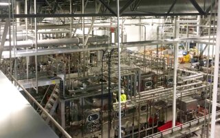 process equipment installation for dairy producer