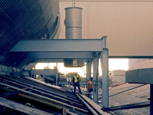 install stack at manufacturing facility