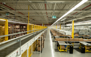 fulfillment center at Levi Strauss Toronto material handing system integration