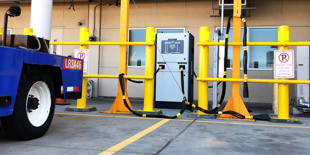 electrical system charging stations egse fleet airport terminal