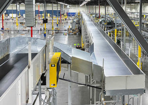 parcel handling conveyor design for ontrac lassership