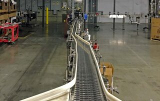 bottling system installation for winery
