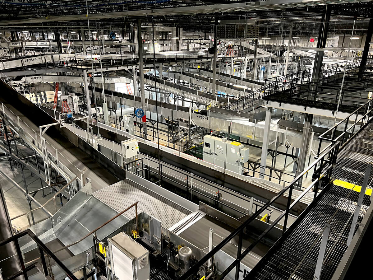 parcel handling systems for leading carriers