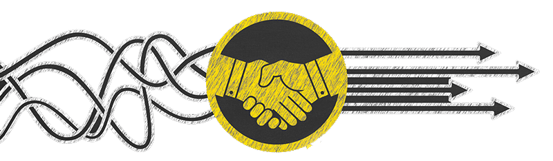 organization and partnership graphic