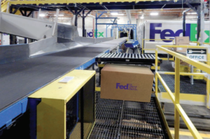 parcel handling systems for fedex