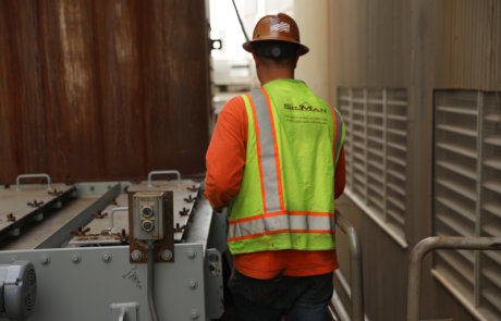 repair services team members onsite