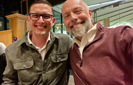 team members at an event during the promat 2023 trade show