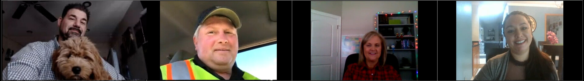 team member photos from virtual conference