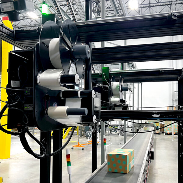 print and apply solution in fulfillment center