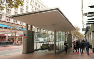 street level access to subway