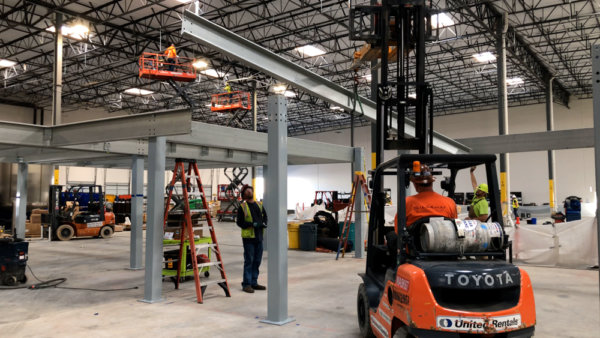 structural team platform installation