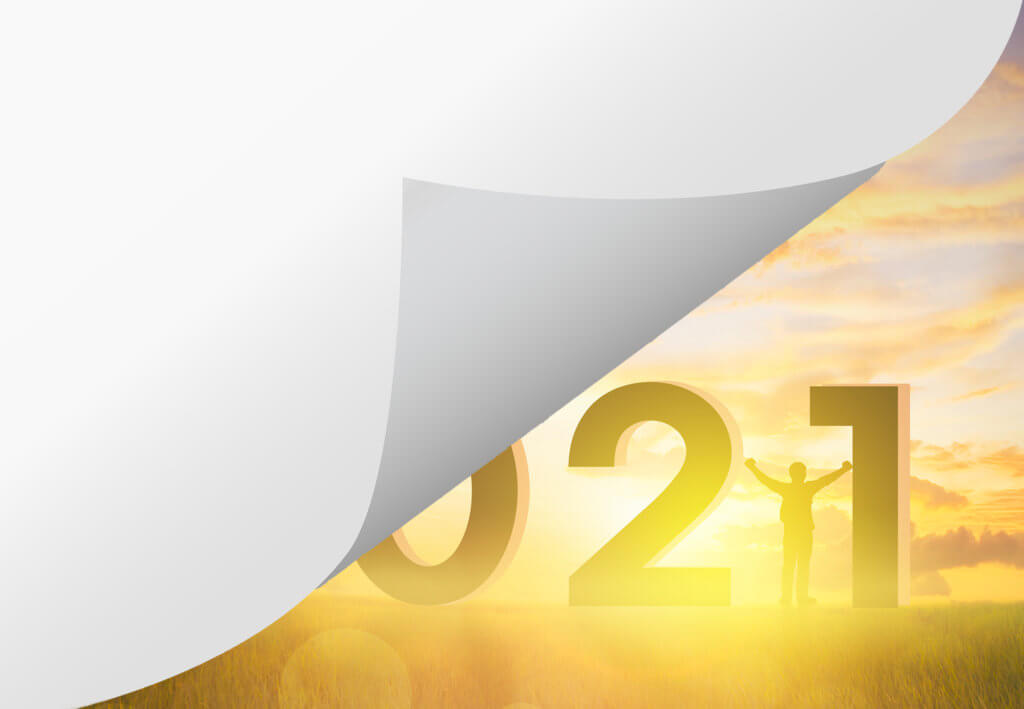 in-house survey page turns from 2020 to 2021 sunrise