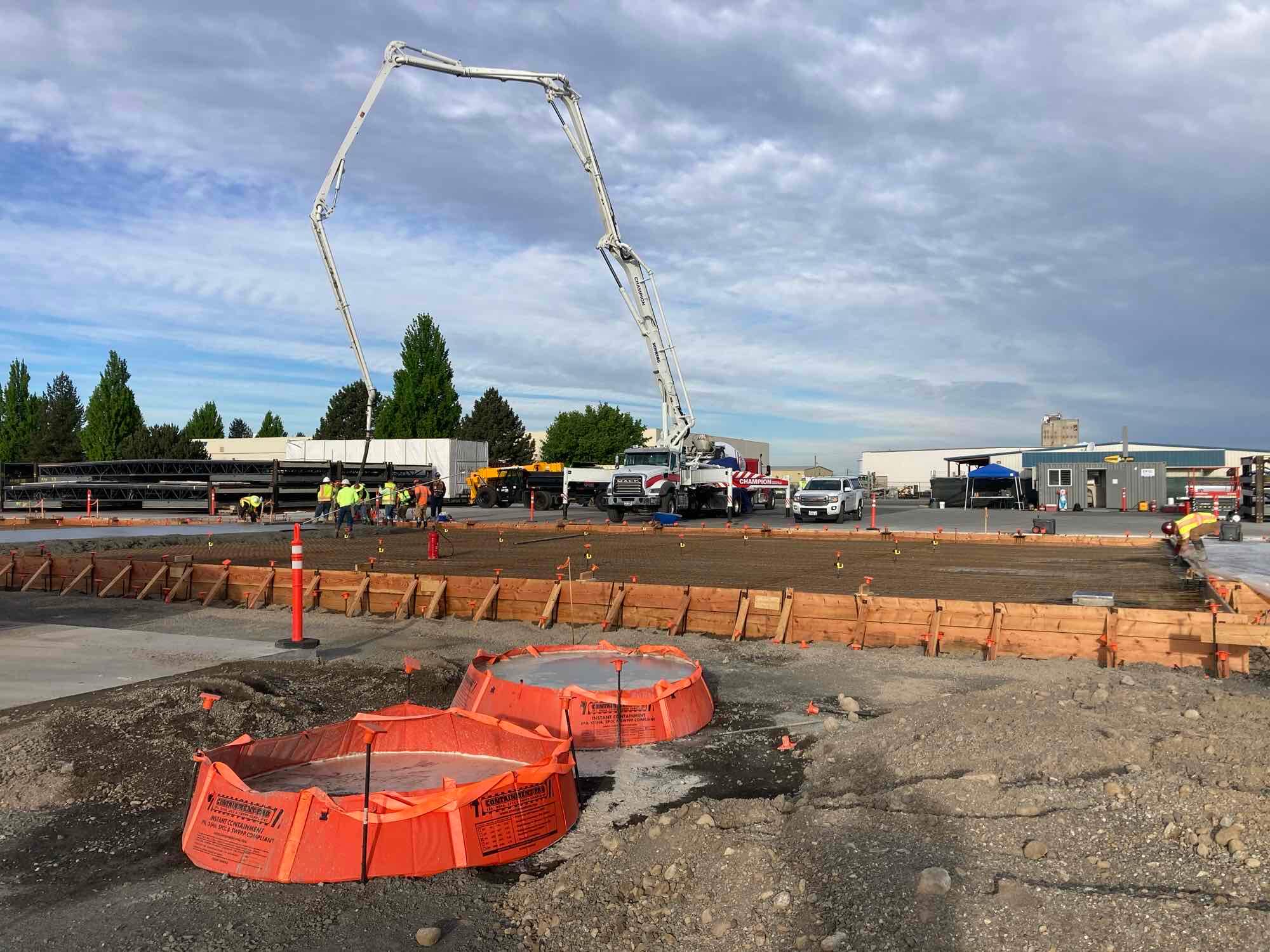 civil construction on large multiphase project