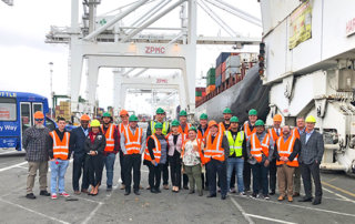 werc chapter tours the port of oakland