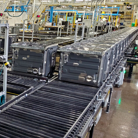 appliance manufacturing conveyor system